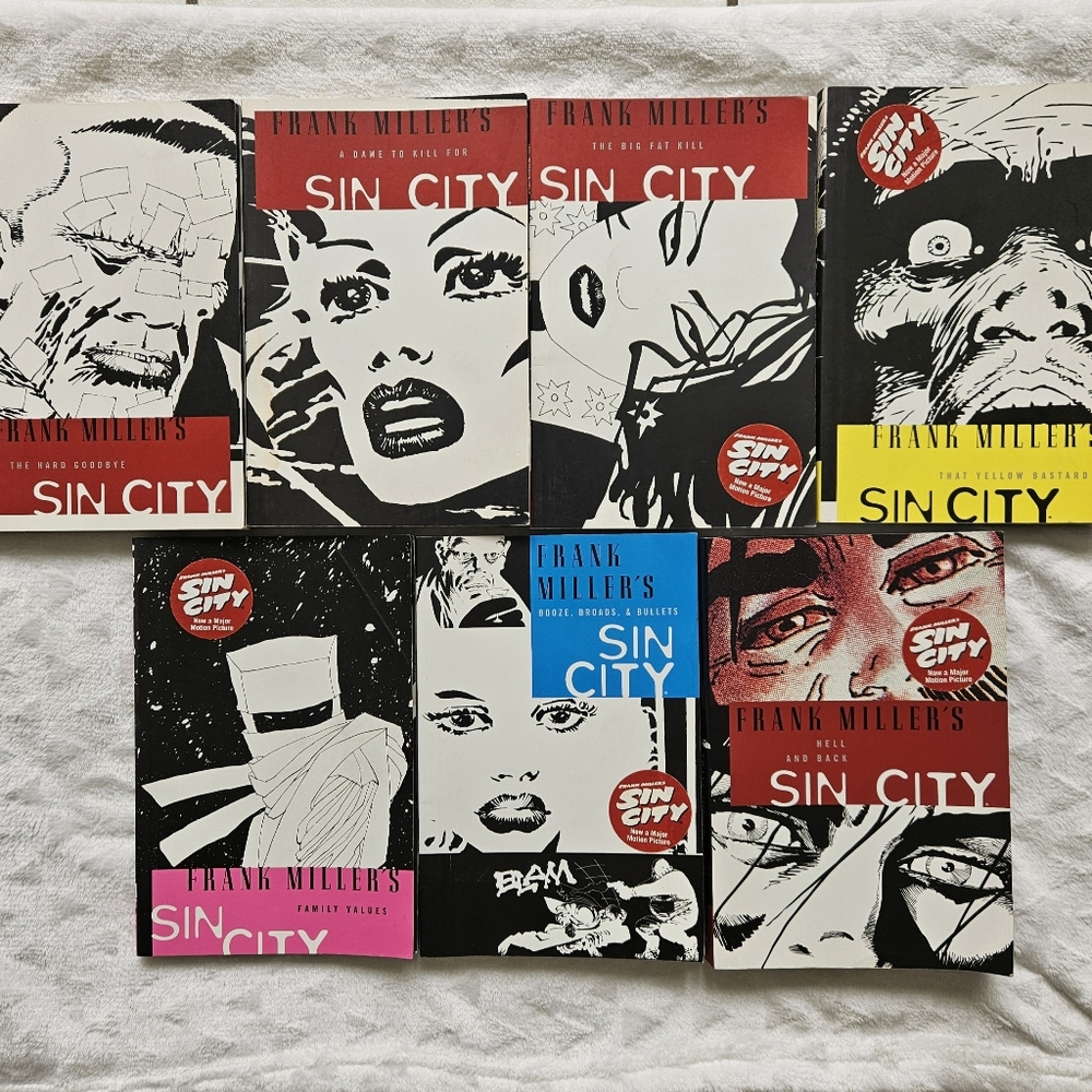 Frank Miller's Sin City Dark Horse Books Vol. #1-7